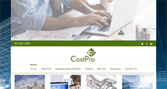 Desktop Screenshot of costpro.net